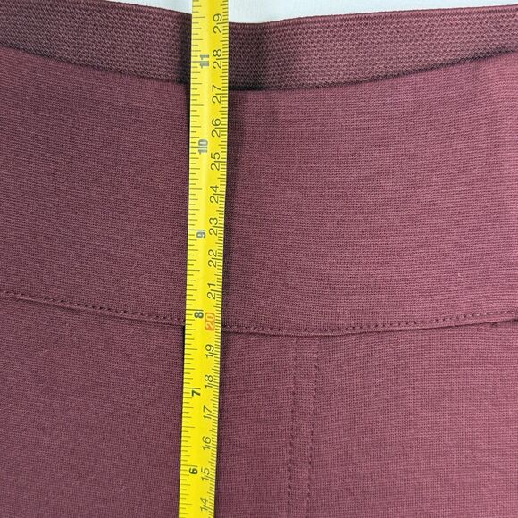 DG2 Diane Gilman Women's Pants MP Maroon Straight Leg Pockets - Picture 16 of 16
